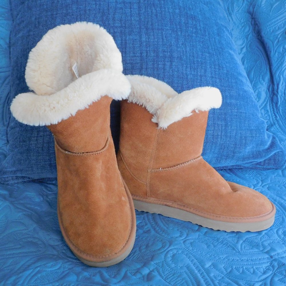 Suede Boot  by Style & Co with Faux Fur lining, Size 11